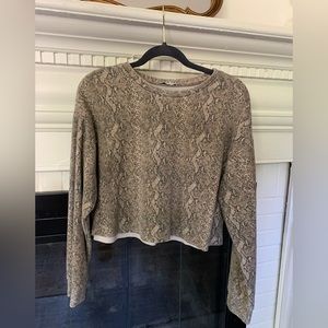 Zara Cropped Sweatshirt